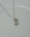 Collar Flora Plata