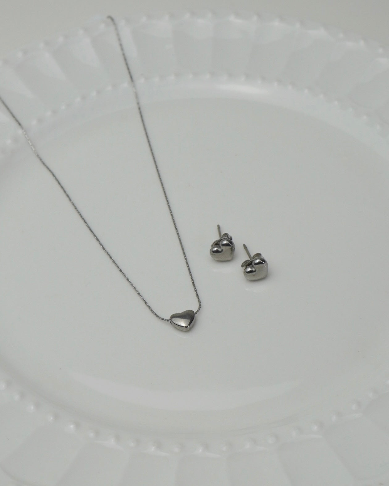 Conjunto Mini Amour Plata